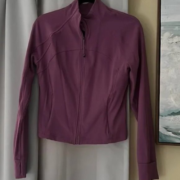 NWOT Lululemon Nulu Cropped Define Jacket in Vintage Plum size 10 - Picture 5 of 6